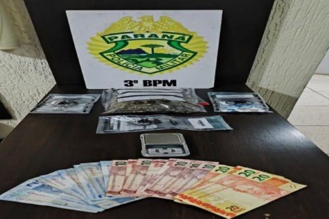 ROTAM prende homem com tornozeleira e drogas no bairro Sudoeste