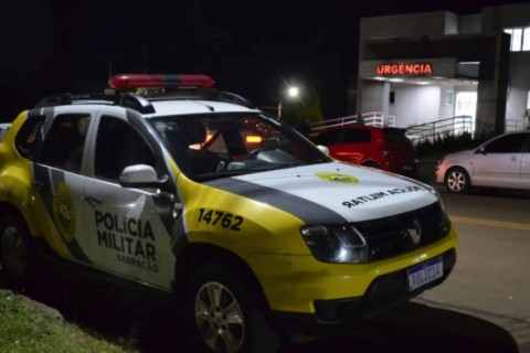 Homem é preso após agredir esposa grávida e abandonar filhos em Barracão