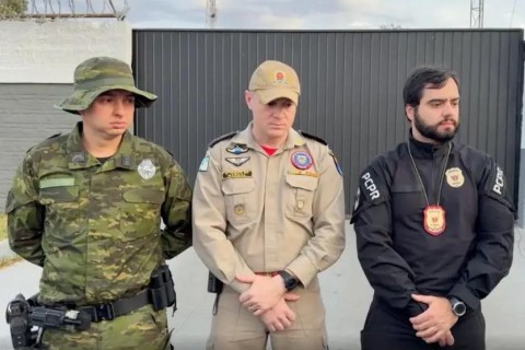 Força-tarefa em Icaraíma é a maior já mobilizada pela polícia na região