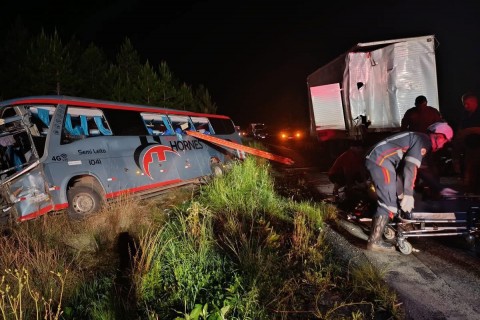 DUAS PESSOAS MORREM EM GRAVE ACIDENTE EM SÃO MATEUS DO SUL