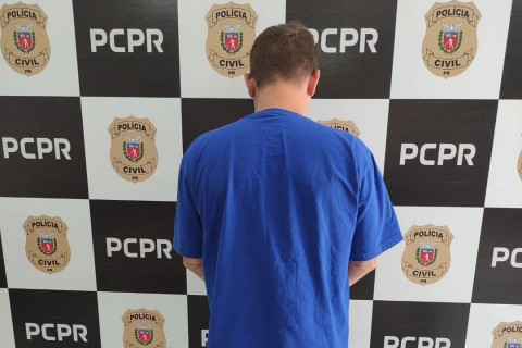Polícia Civil de Francisco Beltrão e de Cascavel prende suspeito de homicídio ocorrido no Bairro Santa Cruz, em Cascavel.