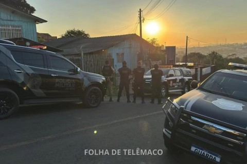 POLÍCIA CUMPRE 12 MANDADOS DE PRISÃO EM TELÊMACO BORBA, IMBAÚ E OUTRAS CIDADES