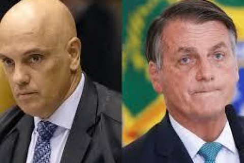 "Quem comanda o Brasil é Alexandre de Moraes", diz Bolsonaro